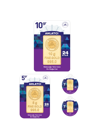 Ahlatcı Kuyumculuk 24 Ayar-17 Gram Külçe Altın
