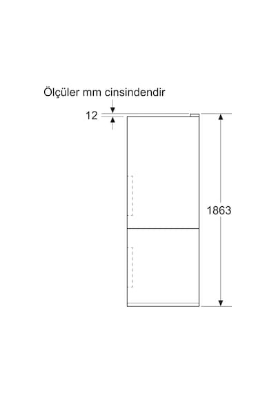 Bosch Serie 4 KGN56VPD0N 500 L No-Frost Alttan Donduruculu Buzdolabı