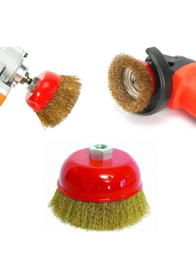 Gfb Saçaklı Telli Çanak Fırça 65 Mm