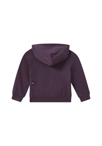 Pangaia Çocuklar Için Kapüşonlu Koyu Mor Sweatshirt