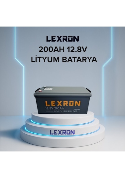Lexron 200ah 200a 12.8v Lityum Batarya Lifepo4