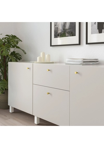 Ikea Bagganäs 2'li Mobilya Kulpu 21 Mm Altın