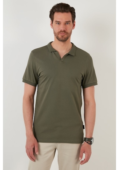 Buratti Regular Fit Pamuklu Erkek Polo Yaka T Shirt 5902141 Haki