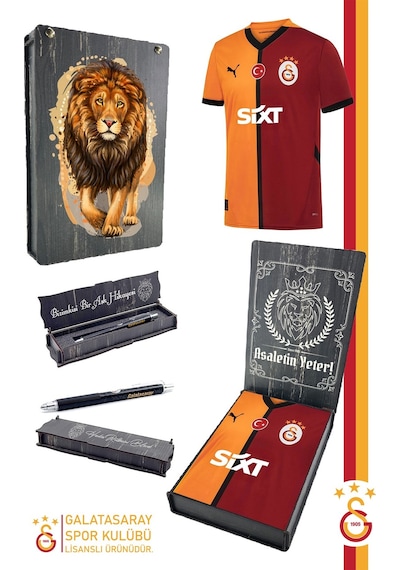 Gsstore Galatasaray Orijinal Lisanslı 24/25 Sarı Kırmızı Parçalı Forma Premium Uçlu Kalem Set Aslan Baskılı Hediyelik Ahşap Kutulu Sarı - Kırmızı Gsstore Galatasaray Orijinal Lisanslı 24/25 Sarı Kırmızı Parçalı Forma Premium Uçlu Kalem Set Aslan Baskılı Hediyelik Ahşap Kutulu Sarı - Kırmızı