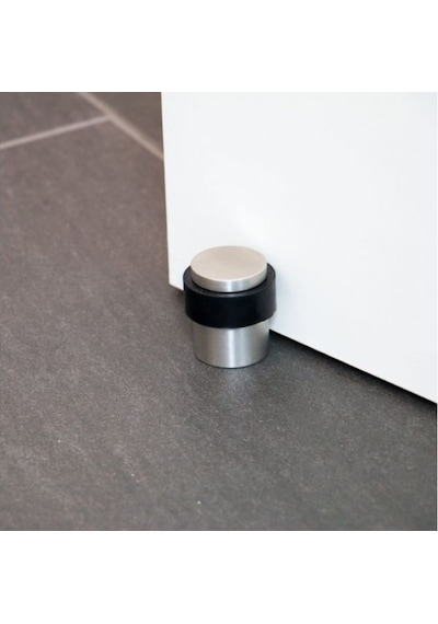 Marelli Nova Inox Saten Paslanmaz Yer Tamponu Kapı Stoperi, Durdurucu