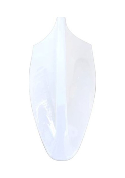 Zendar Oto Anten Jaws Balık Sırtı Yapıştırma Süs Tepe Anteni 17cm Beyaz Yes-056 B