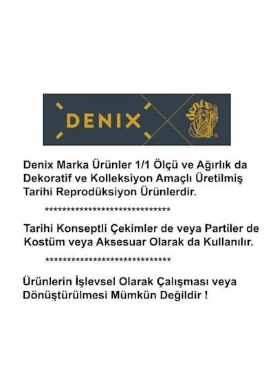 Denix 18th England Pistol 36cm Koleksiyon Obje