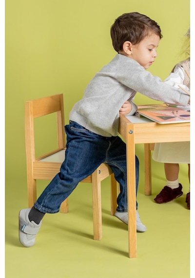 Smart Walker First Prime Super Mat Havalı Gri Barefoot İlk Adım Bebek Ayakkabı Gri