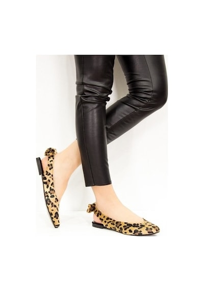 Fox Shoes Leopar Kadın Babet D726495302 Leopar