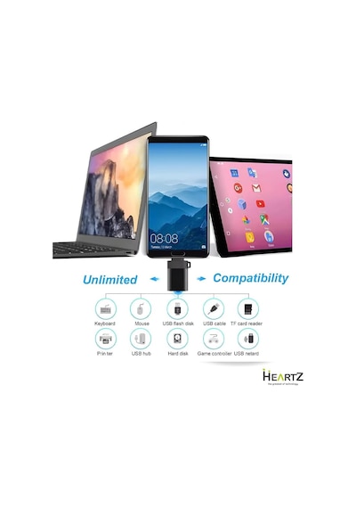Flash Bellek Otg Usb Type C Okuyucu Çipli Bellek Okuyucu Ve Dönüştürücü Type C - Otg Flash Bel