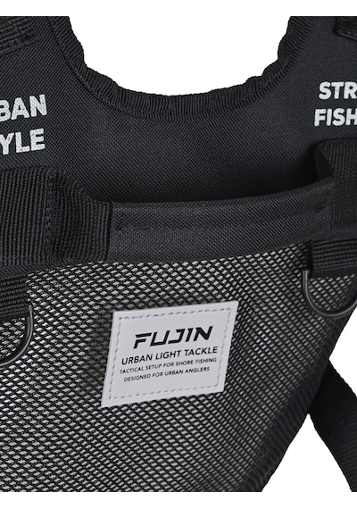 Fujin Tactical Vest Black Balıkçı Çantası