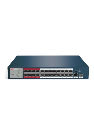 HIKVISION DS-3E0326P-E/M(B) 24 PORT 10/100 2   PORT POE 1 PORT UP