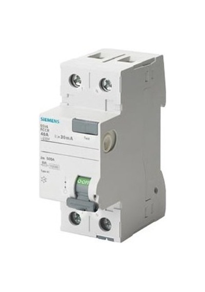 Siemens Monofaze Kaçak Akım Rölesi 2X63 Amper 300Ma