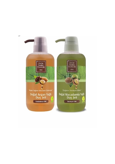 Eyüp Sabri Tuncer Doğal Macadamia Yağlı Duş Jeli 600 ML + Argan Yağlı Duş Jeli 600 ML