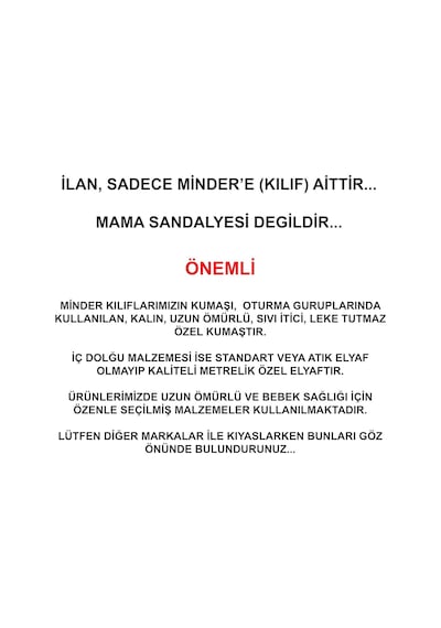 Holmer Leke Tutmaz Organik Mama Sandalyesi Minderi &amp Kılıfı Max-m Gri