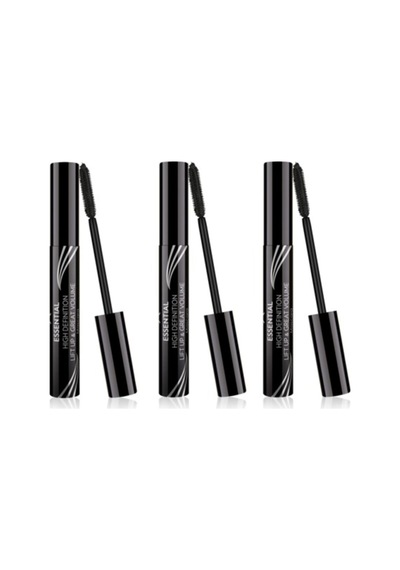 Hacim Etkili Siyah Maskara - Essential High Definition&liftup&great Volume Mascara X 3 A Electro Black