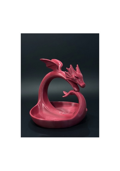 Ejderha Figürlü Tepsi - 3d Baskı Fantastik Dragon Organizer & Dekoratif Obje