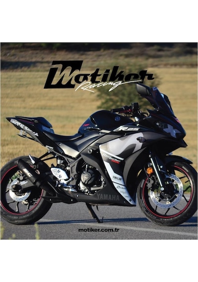 Yamaha Yzf R25 Movistar Motosiklet Takım Sticker Etiket Modeli