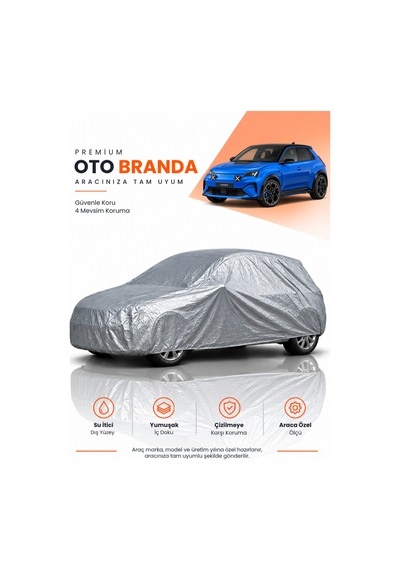 Alpine A290 2025-2026 Hatchback Uyumlu Araba Brandası Oto Branda Araba Örtüsü Araç Çadırı