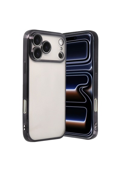 Apple iPhone Uyumlu 17 Pro Razer Lensli Silikon - Siyah Bzsxx00 1