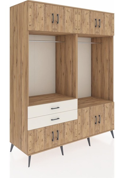 Kronos Gardrop 7 Raflı 2 Çekmeceli 2 Askılı 176x59x221 Çam-çam/aytaşı Çam/aytaşı Kronos Gardrop 7 Raflı 2 Çekmeceli 2 Askılı 176x59x221 Çam-çam/aytaşı Çam/aytaşı