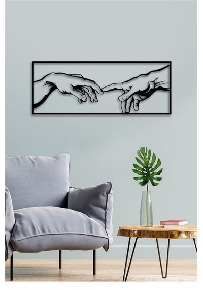 Creation of Adam - Metal Tablo