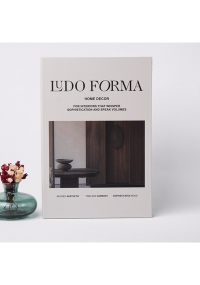 Kitap Görünümlü Dekoratif Kutu, İskandinav Tarzı Kitap Şeklinde Saklama Kutusu Ludo