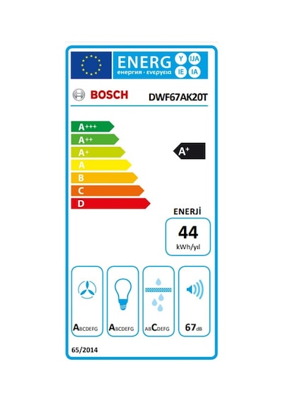 Bosch DWF67AK20T 60 CM Duvar Tipi Davlumbaz