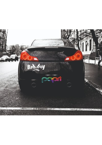 Badboy Yazılı Ilginç Yapıştırma Etiket Sticker