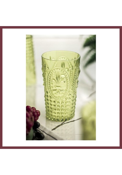 Storeşahin Akrilik Yeşil Tekli Uzun Bardak & Su Meşrubat Bardağı 750 Ml Büyük Boy & Cam Değildir Shn0720