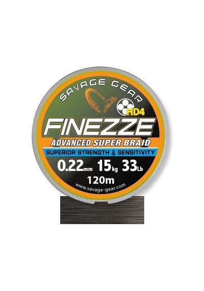 Savage Gear Finesse Hd4 Braid 300 M 0,22 Mm 33 Lbs 15 Kg Grey Örgü İp