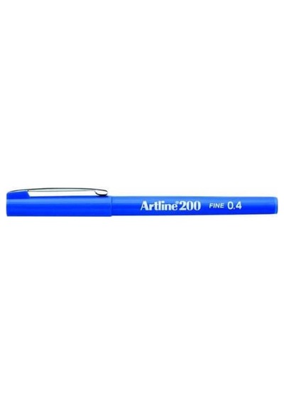 Artline Fineliner 0.4 MM Mavi EK-200N