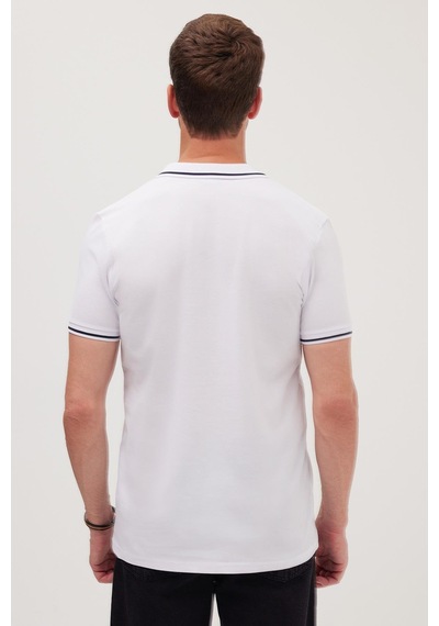 Tudors Erkek Slim Fit Dar Kesim %100 Pamuk Yumuşak Dokulu Serin Tutan Kumaş Düz Pike Beyaz Polo Yaka Tişört-42245 Beyaz Tudors Erkek Slim Fit Dar Kesim %100 Pamuk Yumuşak Dokulu Serin Tutan Kumaş Düz Pike Beyaz Polo Yaka Tişört-42245 Beyaz