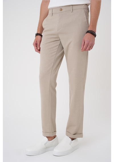 Efor Comfort Fit Beli Lastikli Bej Jogger Pantolon P 1183 Bej