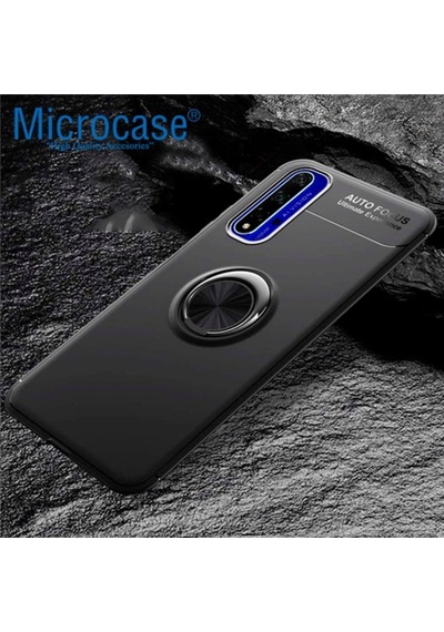 Microcase Huawei Nova 5T-Honor 20 Focus Serisi Yüzük Standl Kilif 446596512