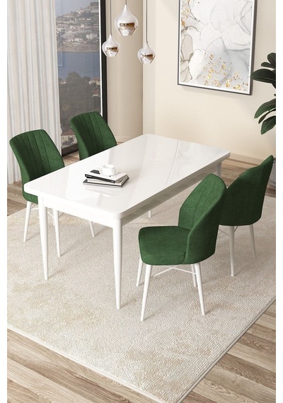 Canisa Concept Arp Serisi Sabit Mutfak Masası Takımı 70x110 Beyaz Masa 4 Haki Yeşil Sandalye Masa Beyaz Sandalyeler Haki Yeşil Canisa Concept Arp Serisi Sabit Mutfak Masası Takımı 70x110 Beyaz Masa 4 Haki Yeşil Sandalye Masa Beyaz Sandalyeler Haki Yeşil