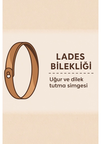 Lades Kadın Erkek Bakır Bileklik Uğur Ve Dilek Sembolü Şık Tasarım Bilezik Diğer