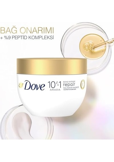 10'u 1 Arada Saç Bakım Maskesi Intense Repair Ve Peptid Kompleksi 265 Ml