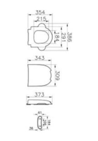 VitrA Sento Kids Klozet Kapağı 133-100-009 Duroplast - Üstten Sıkmalı - Yavaş Kapanır - Turuncu - Metal Menteşeli - Yeşil-sarı-turuncu