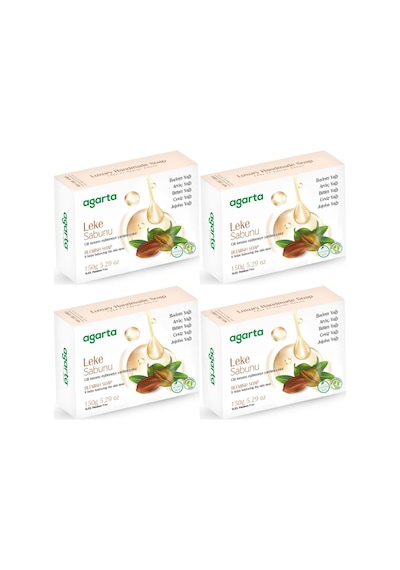 Agarta El Yapımı Doğal Sabun 150gr Leke 4 Lü Set Doğal