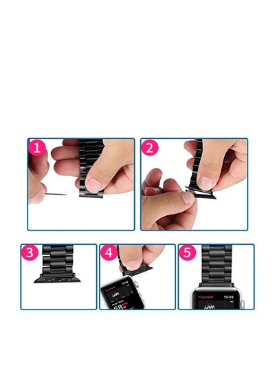 Apple Uyumlu  Watch  Serie 10 46mm To 20 Mm Çevirici Kayış Adaptörü Al3134