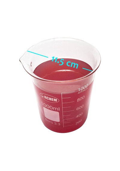 Achem 1000Ml Cam Beher Kısa Form