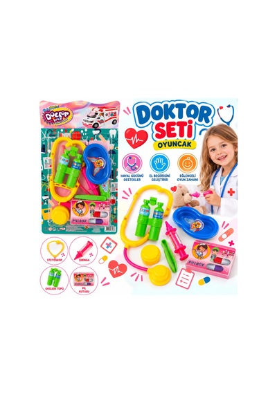 Drs-101 Kartela Doktor Set Oyuncak