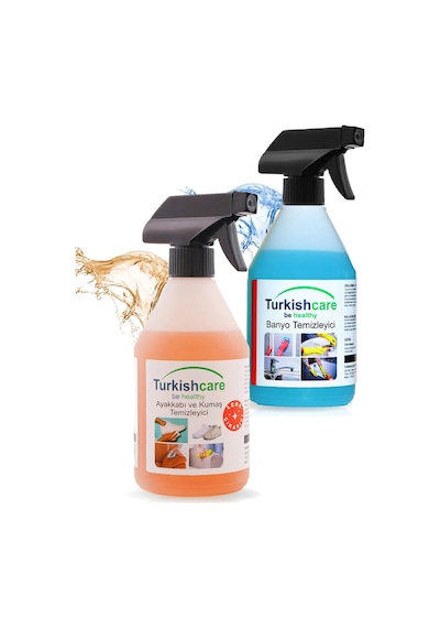 Ayakkabı Ve Kumaş Temizleme 500 ML+ Banyo Temizlik Spreyi Ve Çok Amaçlı Sünger 500 ML