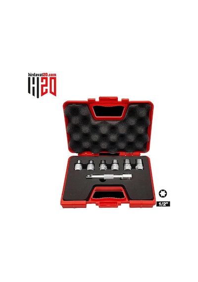 İzeltaş 1/2 Star (torx) Lokma Anahtar Takımı (7par)-1113006007