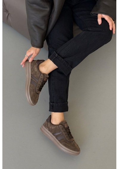 V.S.H Velvet Rota Kadın Kahverengi-kahve Sneaker Spor Ayakkabı - Kadın Günlük Ayakkabı-2527 V.S.H Velvet Rota Kadın Kahverengi-kahve Sneaker Spor Ayakkabı - Kadın Günlük Ayakkabı-2527