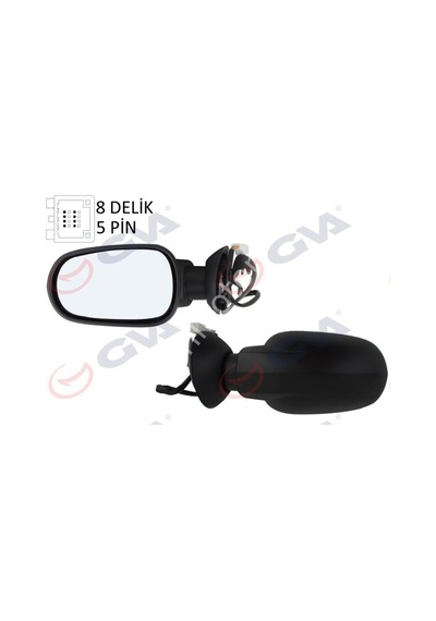 Seninoton Dış Dikiz Aynası Sol Logan 04 Elektrikli Isıtmalı Konveks 5 Fiş Vm-6800ehl