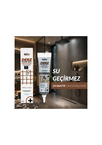 Hazır Derz Dolgu Tüpü Koyu Gri 250 Gr Hızlı Kuruyan Derz Tamir Ve Yenileme Tüpü
