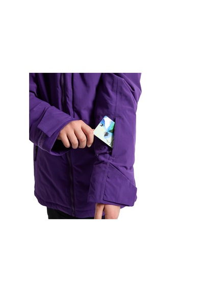 Burton Burton Hillslope Jacket Unisex Çocuk Mor Snowboard Ceketi 3901 Mor