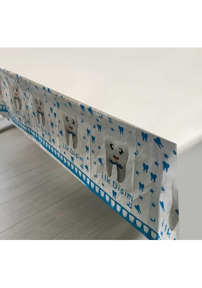 Diş Buğdayı Masa Örtüsü. 180 CM x 120 CM. Mavi
